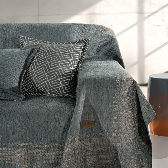 Guy Laroche Perth Покривка За Фотьойл Chenille 180x150см Петролен