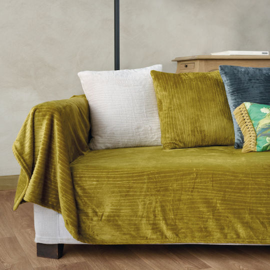 Kentia Kameron Ριχτάρι Διθέσιου Καναπέ Fleece 180x250εκ. 36