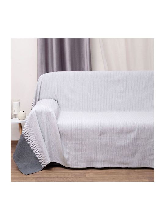 Viopros Armchair Throw 170x170cm Gray