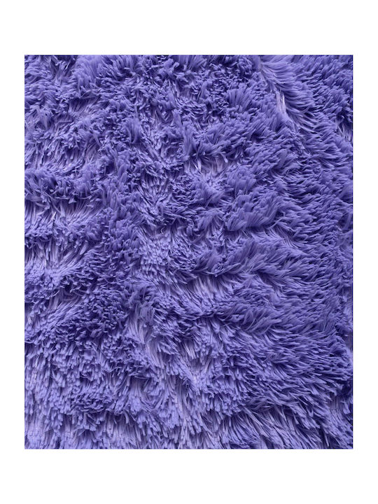 Silk Fashion 5336 Ριχτάρι Πολυθρόνας Γούνινο 145x195εκ. Μωβ