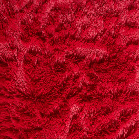 Silk Fashion 5336 Fur Armchair Throw 145x195cm Red
