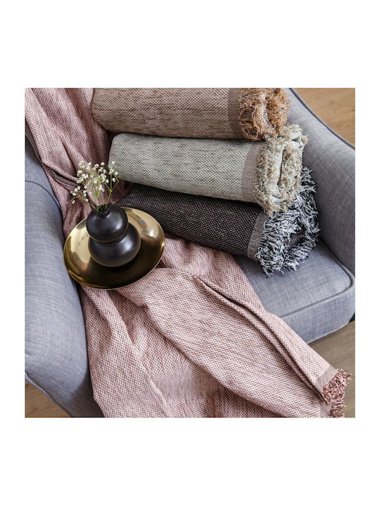 Borea 4 Season Фотьойл Throw Chenille 150x180см Теракота