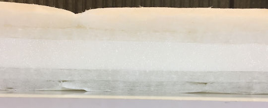 Bs Strom Ανώστρωμα Sapphire Top Foam Plus Ημίδιπλο Foam 120x200x10εκ.