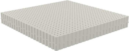 Dunlopillo Ανώστρωμα Top Gray Ημίδιπλο Latex 110x200x7εκ.