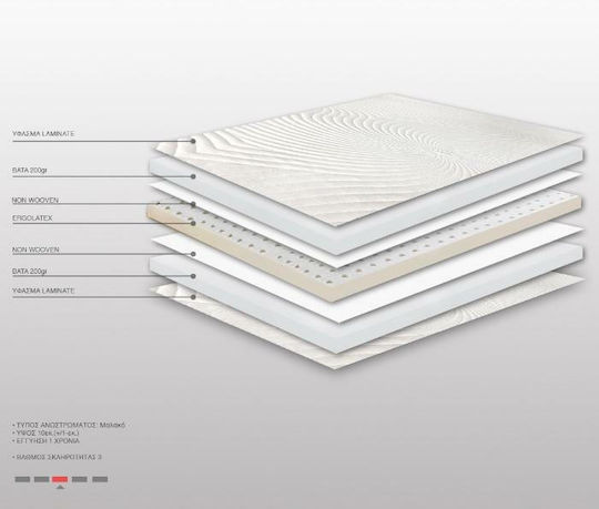 Bs Strom Topper Ruby Ergolatex Top Plus King Size Latex 200x200x10buc
