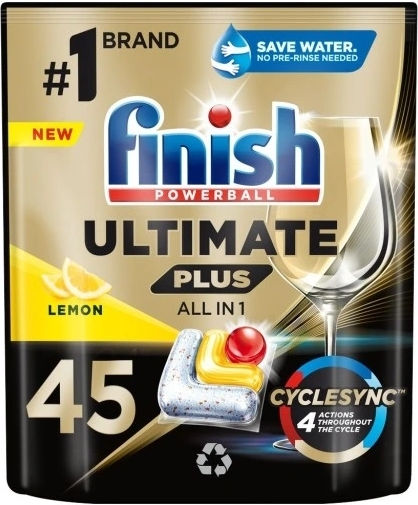 Finish Ultimate Plus 45 Κάψουλες Πλυντηρίου Πιάτων