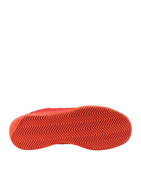 Revolt Pro 4.5 Clay Αθλητικά Παιδικά Παπούτσια Τέννις με Κορδόνια Κόκκινα