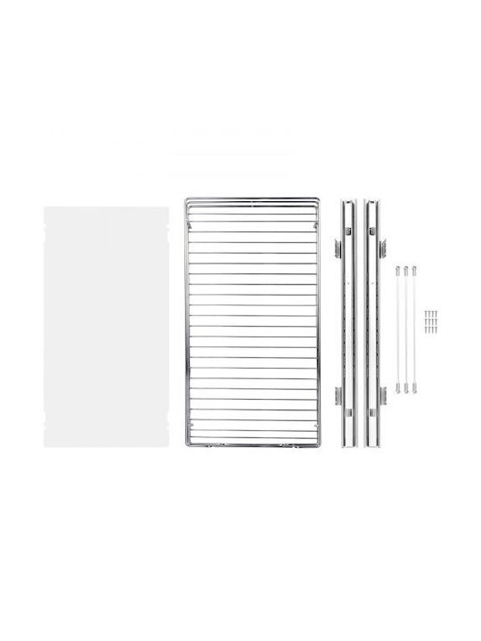Vevor Raft Pentru Dulap Din Inox 30x43cm Argintiu