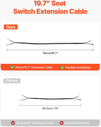 Vevor Universal Seat Suspension Kit Slider Track Ταιριάζει Τρακτέρ Χλοοκοπτικής