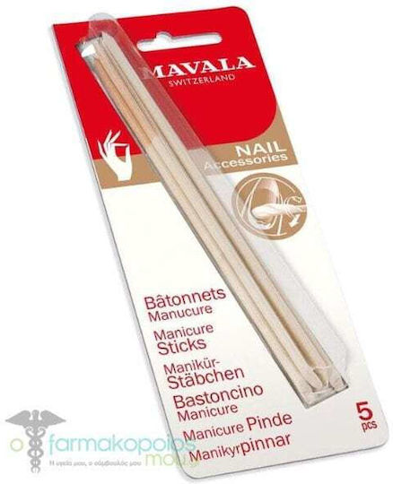 Mavala Switzerland Wooden Cuticle Pusher 5τμχ