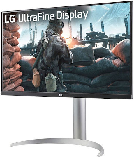 LG UltraFine 27UP650K-W IPS HDR Monitor 27" 4K 3840x2160 με Χρόνο Απόκρισης 5ms GTG