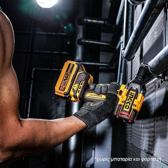 Ingco Brushless Impact Wrench Battery 20V Solo with Socket 1/2"