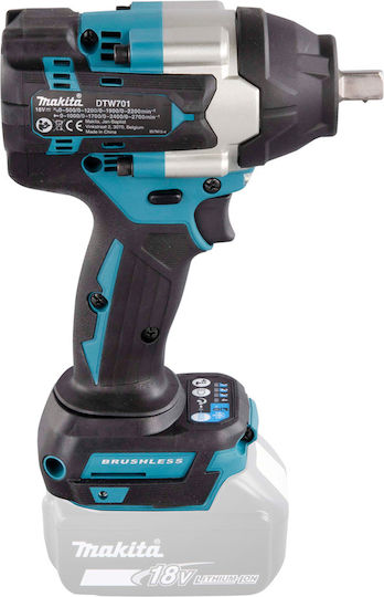 Makita DTW701Z Brushless Impact Wrench Battery 18V Solo with Socket 1/2"