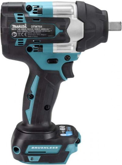 Makita DTW701Z Brushless Impact Wrench Battery 18V Solo with Socket 1/2"