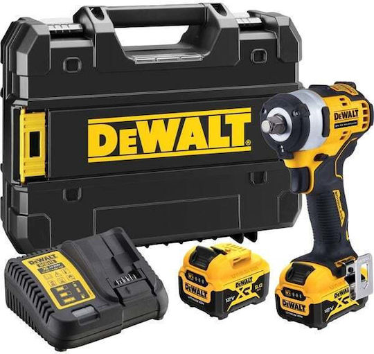 DEWALT DCF901P2 Brushless Μπουλονόκλειδο Μπαταρίας 12V 2x5Ah με Υποδοχή 1/2"