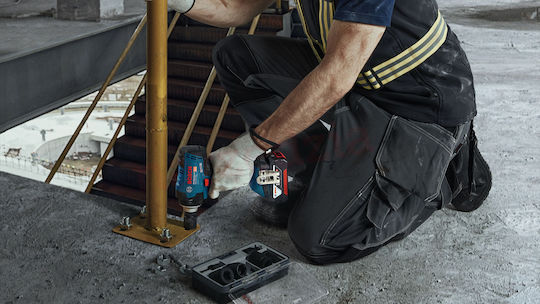 Bosch GDS 18V-400 Μπουλονόκλειδο Μπαταρίας 18V Solo με Υποδοχή 1/2"