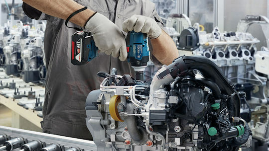 Bosch GDS 18V-400 Μπουλονόκλειδο Μπαταρίας 18V Solo με Υποδοχή 1/2"
