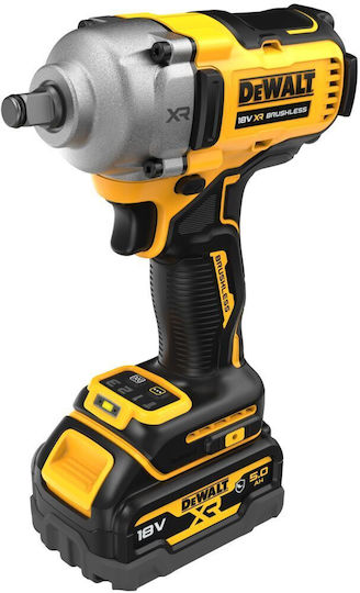 DEWALT DCF891P2G Brushless Impact Wrench Battery 18V 2x5Ah with Socket 1/2"
