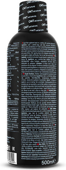 QNT Liquid με Καρνιτίνη και Γεύση Raspberry 500ml