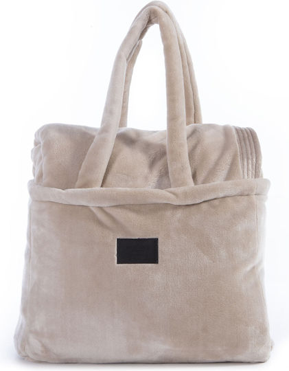 Nef-Nef Homeware Velosso Κουβέρτα Βελουτέ Υπέρδιπλη 230x240εκ. Grey