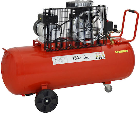 Toros DH-30150/10 Μονοφασικό Κομπρεσέρ Αέρος με Ισχύ 3hp και Αεροφυλάκιο 150lt
