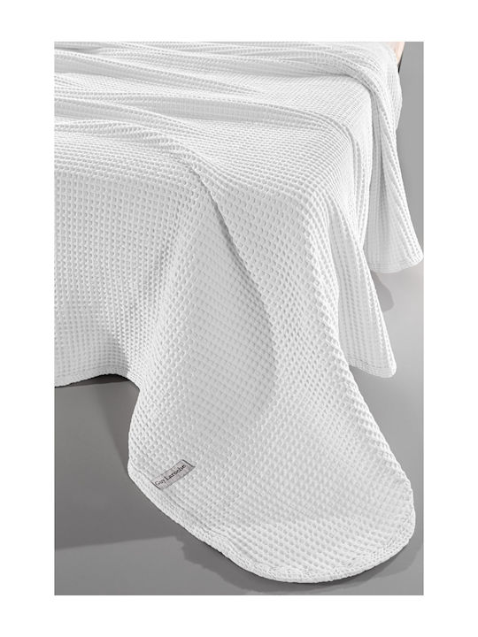 Guy Laroche Eternity Pique Blanket King Size 260x240cm Snow White