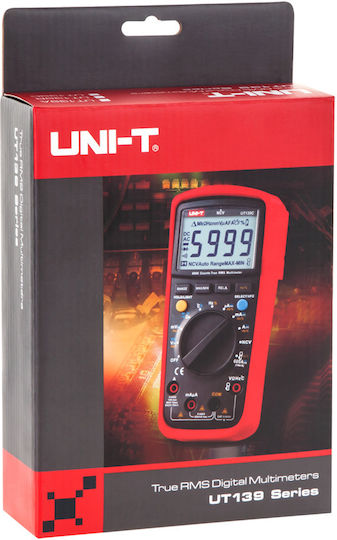 Uni-T Digitales Multimeter Wahre Effektivwert mit Summer mit AC / DC / Widerstandsmessung UT139A
