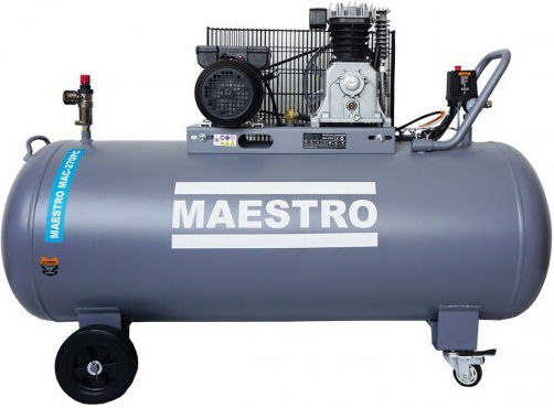 Maestro MAC-270PC Single-Phase Air Compressors with Power 4hp and Airtank 270lt 100008