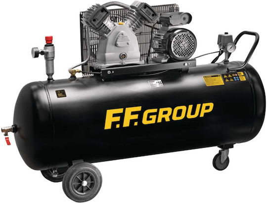 FFG AC-B 200/3MC HD Single-Phase Air Compressors 80dB with Power 3hp and Airtank 200lt 39831