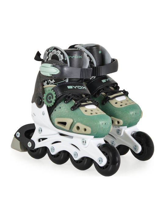 Byox Kids Adjustable Inline Rollers Green