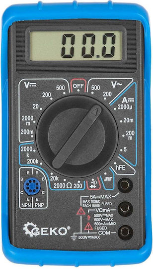 Geko Digitales Multimeter mit Summer mit AC / DC / Widerstandsmessung G30823