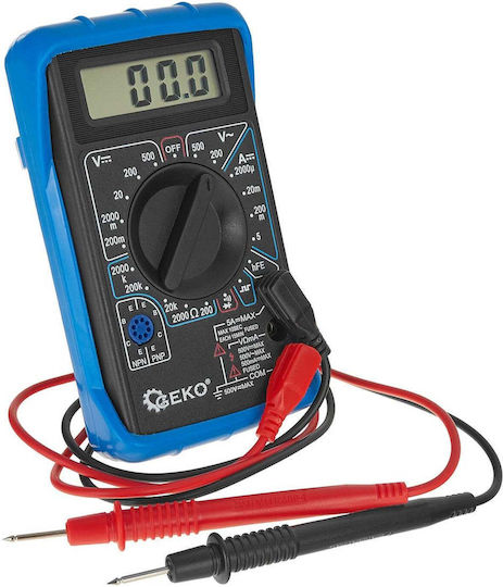 Geko Digitales Multimeter mit Summer mit AC / DC / Widerstandsmessung G30823
