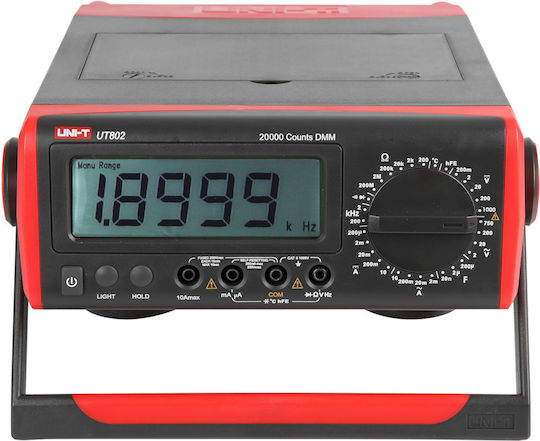 Uni-T Digitales Multimeter Wahre Effektivwert mit Summer mit AC / DC / Widerstand / Kapazität / Temperaturmessung UT802