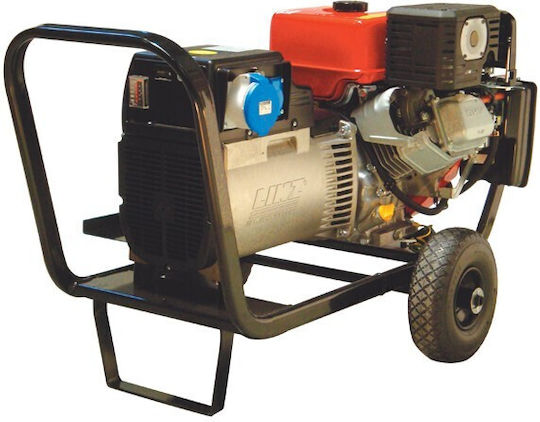 Mitsubishi Electric MGE 6000 SRM1 Генератор Бензин (четиритактов) с Гуми и Максимална Мощност 6kVA