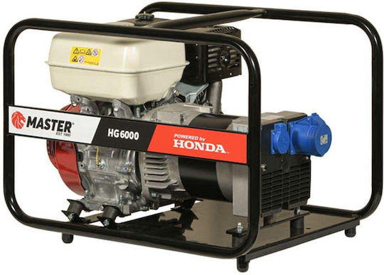 Master Rg 6000 Generator Gasoline Four-stroke with Maximum Power 4.1kVA