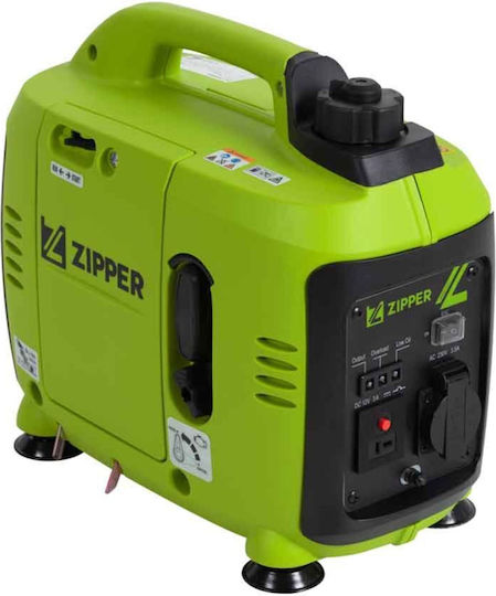 Zipper Тиха Генератор Куфар Inverter Бензин (четиритактов)