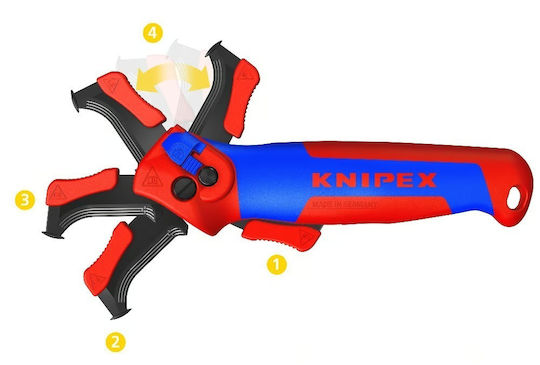 Knipex Coaxial Cable Stripper Sharpener with 146mm Length