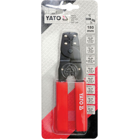 Yato Πένσα Απογύμνωσης Καλωδίων με Μήκος 180mm