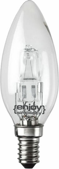 Elvhx Λάμπα Αλογόνου για Ντουί E14 με Ισχύ 28W 220-240V