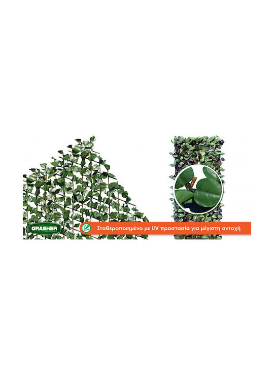 Grasher Artificial Foliage in Trellis Retrieved from 2x1m