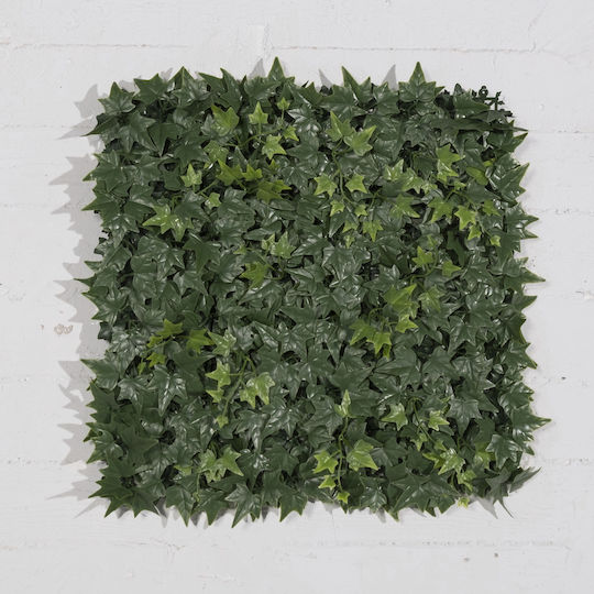 Supergreens Artificial Foliage Panel Hedera Hibernica Green 50x50cm Artificial