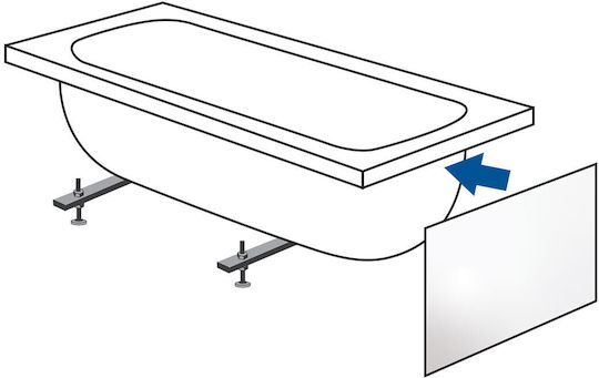 Carron Bathrooms Страна на краката P070/540/A2 Аксесоари за вана