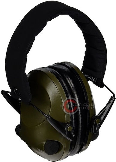 Mil-Tec 16243001 Ηλεκτρονικές Ωτοασπίδες με Στέκα Χακί