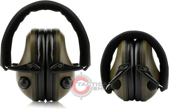 Mil-Tec 16243001 Ηλεκτρονικές Ωτοασπίδες με Στέκα Χακί