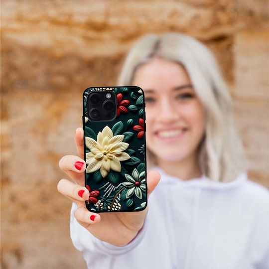 Sonique 3D Blumenserie Hülle für Samsung Galaxy Z Flip 6 Grün
