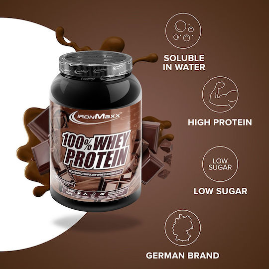 IronMaxx 100% Whey Protein Protein Whey with Flavor Milk Chocolate 900gr
