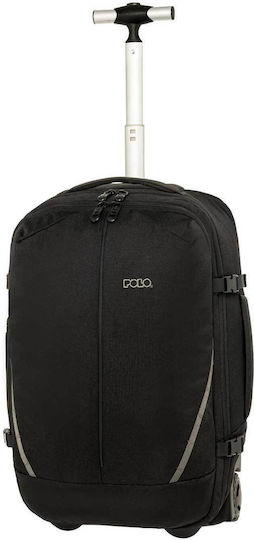 Polo Jet Σακ Βουαγιάζ 50lt Μαύρο με Ρόδες Υφασμάτινο Μ34xΠ45xΥ54εκ.
