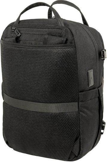 Polo Jet Σακ Βουαγιάζ 50lt Μαύρο με Ρόδες Υφασμάτινο Μ34xΠ45xΥ54εκ.