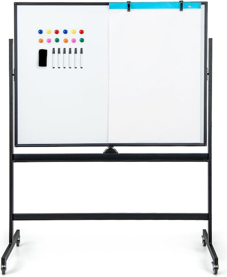 Costway Magnetic Wheeled Dry Erase Board 126x53.5cm