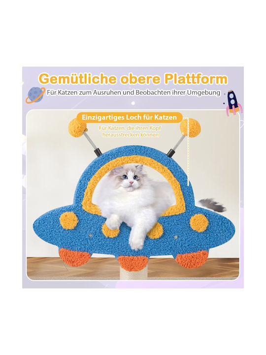 Costway Scratching Post Cat Trees Multicolour 4 levels Height 87cm